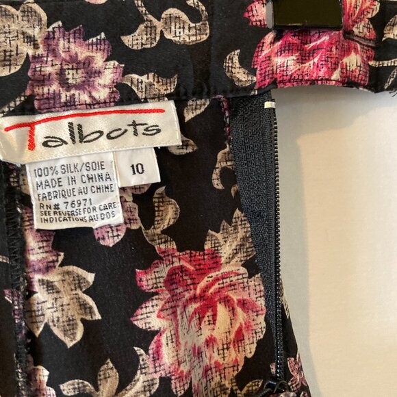 Size 10 Talbots Silk Full-Length Skirt Low$! - Picture 2 of 10